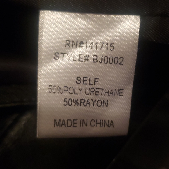 Evenuel Black Moto Jacket size L - Picture 5 of 5